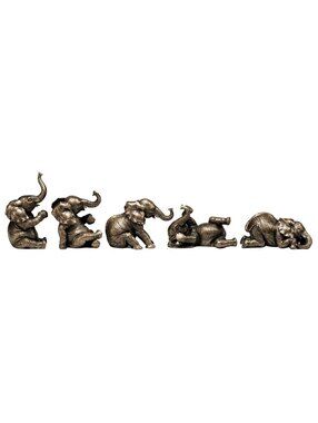 Design Toscano The Five Playful Pachyderms Figurines Elephants